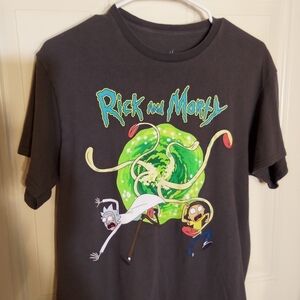 Rick and Morty T-Shirt Men's Size Medium Color Grey